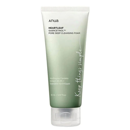 ANUA Heartleaf Quercetinol Pore Deep Cleansing Foam - Clementinepure.ec